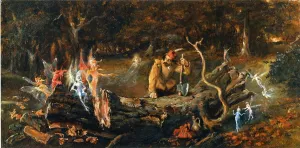 The Woodcutter's Misfortune Oil painting by John Anster Christia Fitzgerald