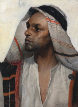 The Arab Chief by John Anster Fitzgerald Oil Painting