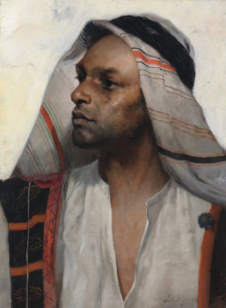 The Arab Chief by John Anster Fitzgerald - Hand-Painted Oil Painting Reproduction