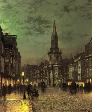 Blackman Street, Borough, London painting by John Atkinson Grimshaw