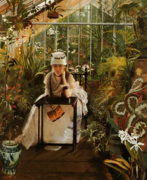 Il Pensoroso by John Atkinson Grimshaw - Oil Painting Reproduction