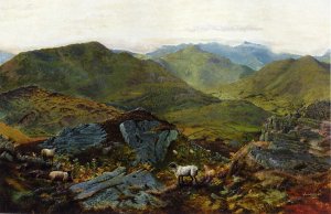 Landscape in the Lake District by John Atkinson Grimshaw Oil Painting