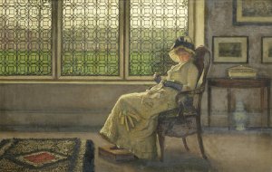 Mistress Dorothy Oil painting by John Atkinson Grimshaw