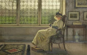 Mistress Dorothy Oil painting by John Atkinson Grimshaw