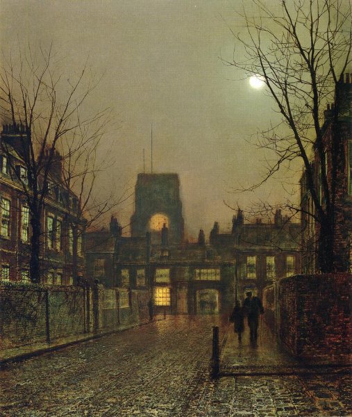 Old Chelsea by John Atkinson Grimshaw - Hand-Painted Oil Painting Reproduction