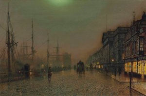 Reekie, Glasgow by John Atkinson Grimshaw Oil Painting