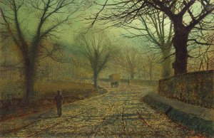Stapleton Park, near Pontefract by John Atkinson Grimshaw Oil Painting