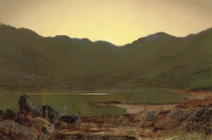 The haunt of the heron Oil painting by John Atkinson Grimshaw