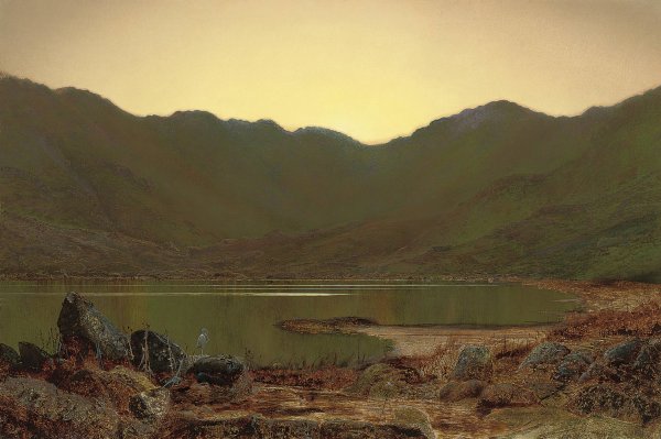 The haunt of the heron by John Atkinson Grimshaw - Hand-Painted Oil Painting Reproduction
