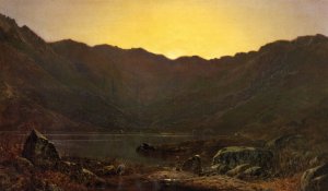 The Heron's Haunt by John Atkinson Grimshaw Oil Painting