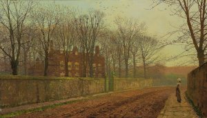The Rookery by John Atkinson Grimshaw Oil Painting