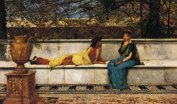 Main Product Photo of Two Thousand Years Ago Painting by John Atkinson Grimshaw