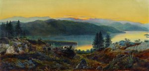 Windermere Oil painting by John Atkinson Grimshaw