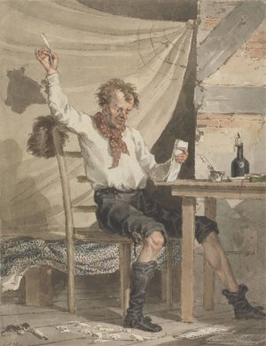 The Poet by John Augustus Atkinson Oil Painting