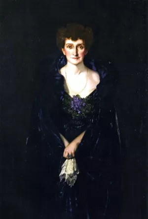 Maude Johnson Williams Bonnie by John B Alberts Oil Painting