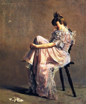 Coquette by John Bond Francisco Oil Painting