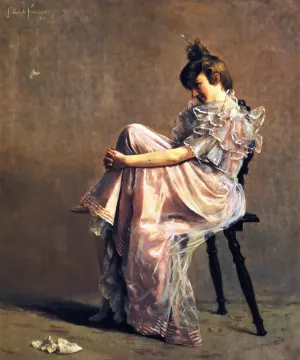 Coquette Oil painting by John Bond Francisco