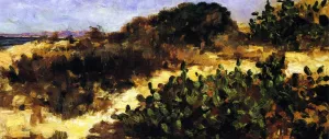 Dunes and Cacti by John Bond Francisco - Oil Painting Reproduction