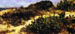 Dunes and Cacti by John Bond Francisco Oil Painting