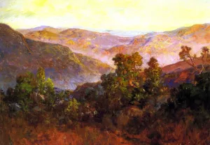 The Foothills of California, Tejon Ranch by John Bond Francisco - Oil Painting Reproduction