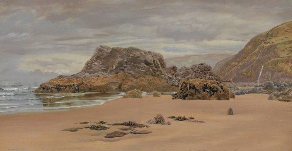 Low Water, Springs  by John Brett - Hand-Painted Oil Painting Reproduction