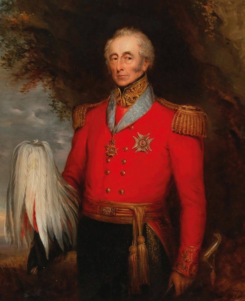 Portrait von Lieutnant-General Sir David Latimer Tinling-Wriddington  by John Bridges - Hand-Painted Oil Painting Reproduction