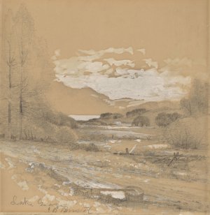 Lake George by John Bunyan Bristol Oil Painting