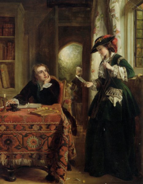 Main Product Photo of The Poets Theme Painting by John Callcott Horsley
