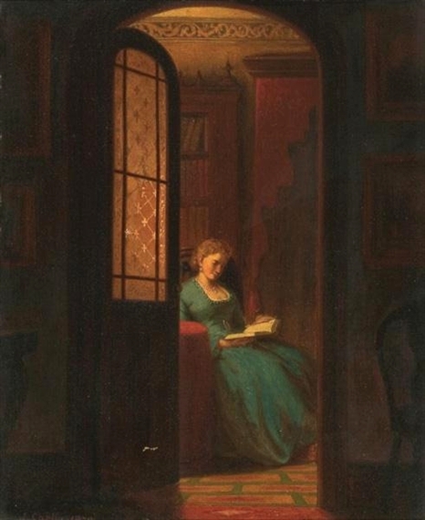 The Quiet Retreat by John Carlin - Hand-Painted Oil Painting Reproduction