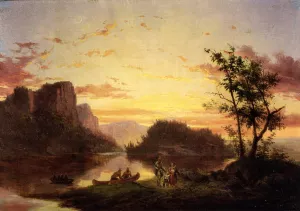The Scouting Party by John Carlin Oil Painting