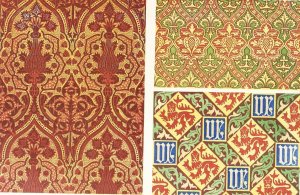 Brocade for Upholstery Work, and Wall Papers, in the Style of the Fifteenth Century by John Charles Robinson Oil Painting