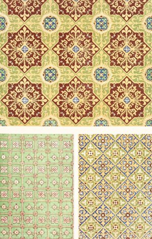Encaustic or Inlaid Tiles, in the Mediaeval Styles by John Charles Robinson Oil Painting