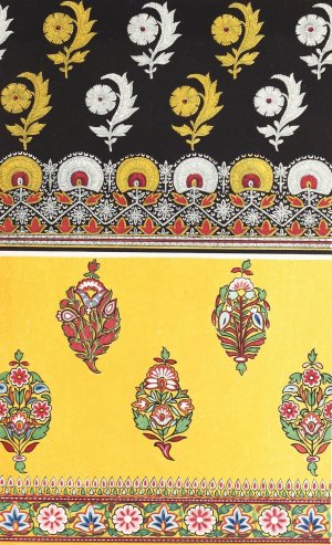 Indian Embroidered Satin Stuffs for Dresses by John Charles Robinson Oil Painting