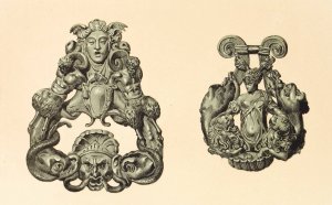 Italian Cinque-cento Bronze Door-knockers by John Charles Robinson Oil Painting