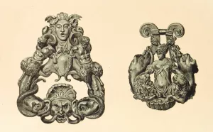 Italian Cinque-cento Bronze Door-knockers by John Charles Robinson Oil Painting