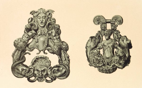 Main Product Photo of Italian Cinque-cento Bronze Door-knockers  Painting by John Charles Robinson