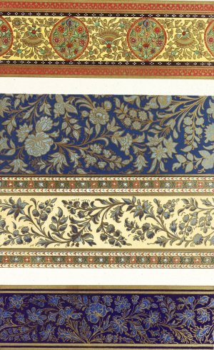 Patterns of Indian Lacquered Work from Writing Boxes by John Charles Robinson Oil Painting