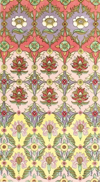Persian Designs for Textile Fabrics by John Charles Robinson - Hand-Painted Oil Painting Reproduction