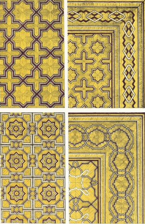 Specimens of Modern French Ornamental Wood Flooring by John Charles Robinson Oil Painting