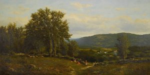 Among The Shawangunks by John Clinton Ogilvie Oil Painting