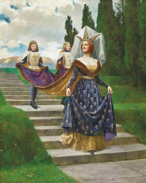 A Great Lady by John Collier Oil Painting