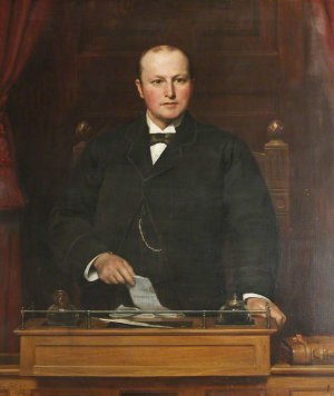 Alfred Salwey by John Collier Oil Painting