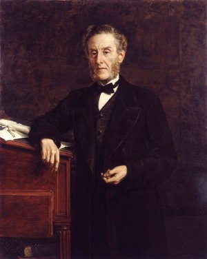 Anthony Ashley-Cooper, 7th Earl of Shaftesbury by John Collier Oil Painting