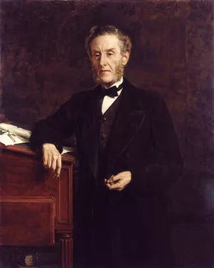 Anthony Ashley-Cooper, 7th Earl of Shaftesbury painting by John Collier