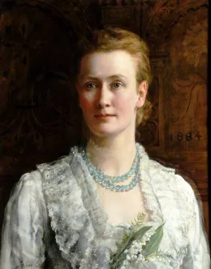 Blanche Parish, Lady Shuttleworth by John Collier - Oil Painting Reproduction