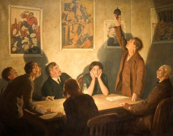 Main Product Photo of Brotherhood of Man Painting by John Collier
