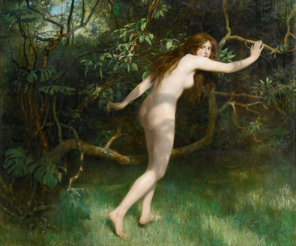 Eve  by John Collier - Hand-Painted Oil Painting Reproduction