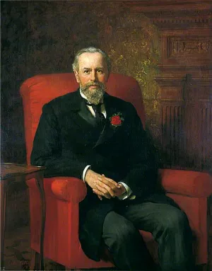 Felix Thornley Cobbold by John Collier - Oil Painting Reproduction