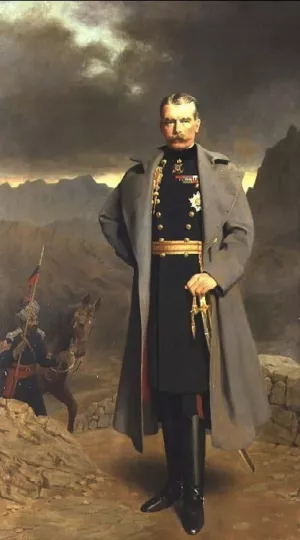 Field Marshal Earl Kitchener of Khartoum by John Collier - Oil Painting Reproduction