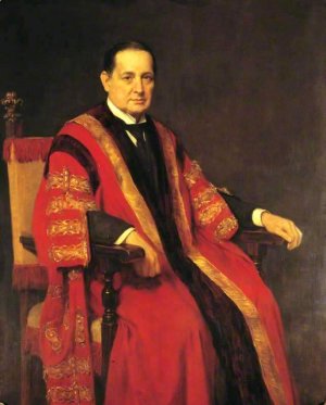 John Bland-Sutton by John Collier Oil Painting
